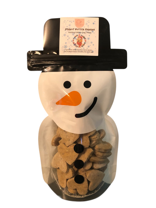 Holidog Winter Collection: Peanut Butter Banana Dog Treats