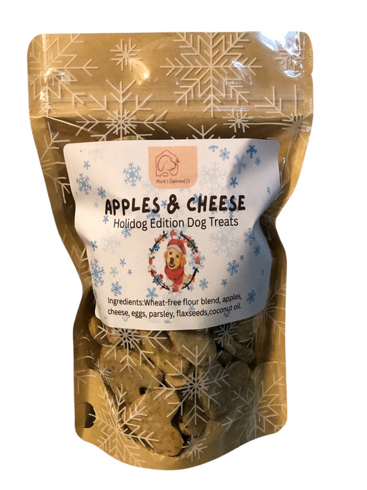 Holidog Winter Collection: Apples & cheese dog treats