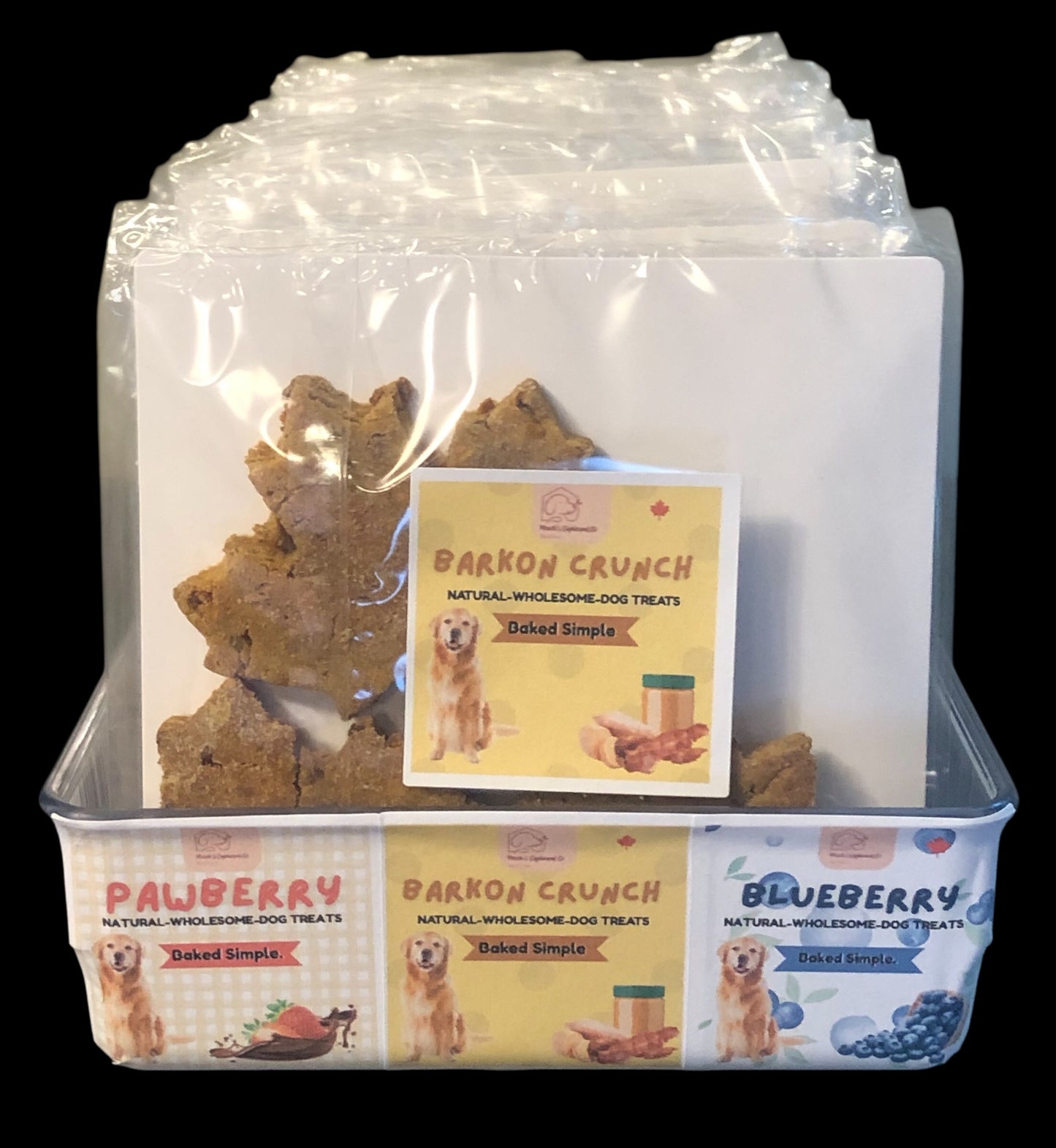 Blueberry & Flaxseed Dog Treats – Low-Calorie, Wheat-Free & All-Natural