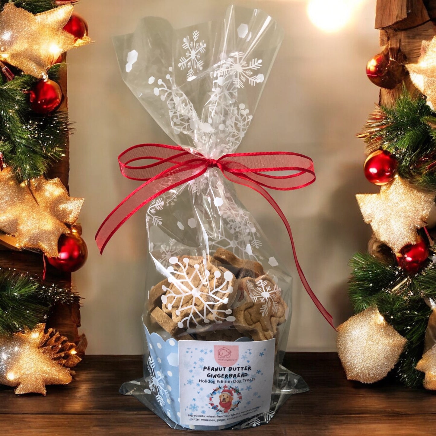 Santa’s Gingerbread Pup Cups 🎄100g Limited Time