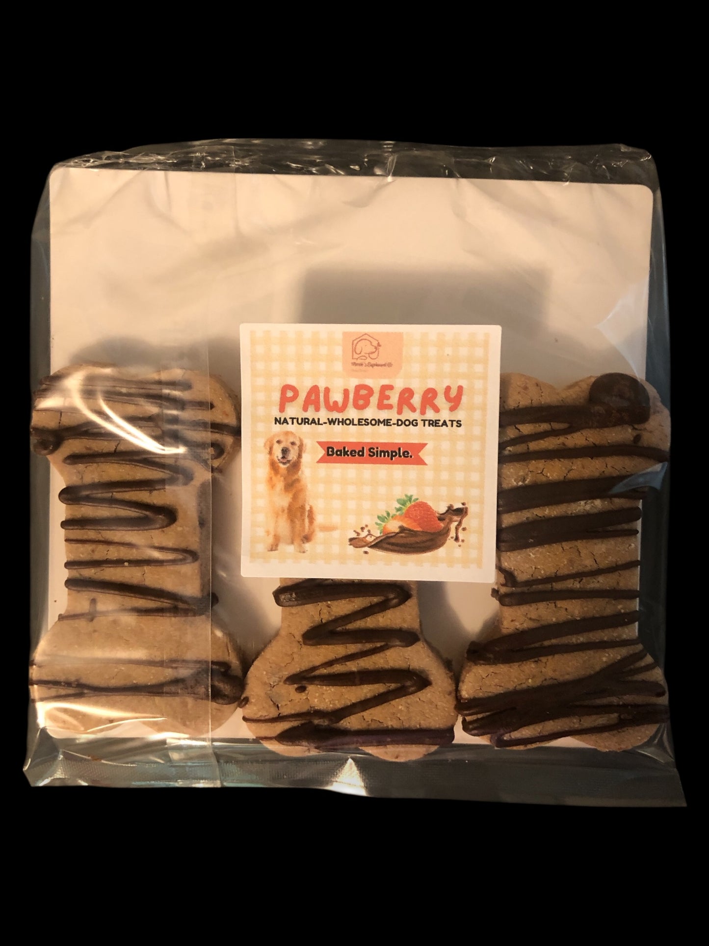 Pawberry & Carob- Wheat-free & All Natural Dog Treats